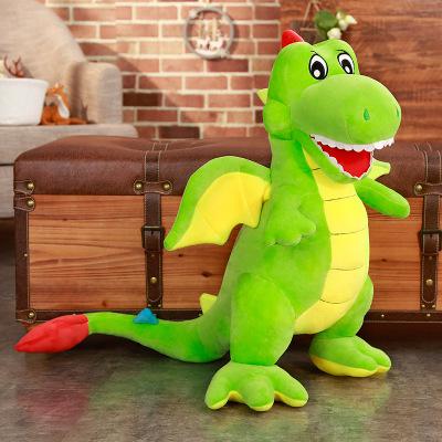 Baby Dragon Red Tail Large Plush Stuffed Pillow Doll