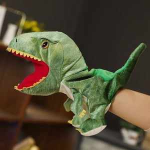 Cute Tyrannosaurus Dinosaur Doll Arm Soft Plush Stuffed Glove Hand Puppet