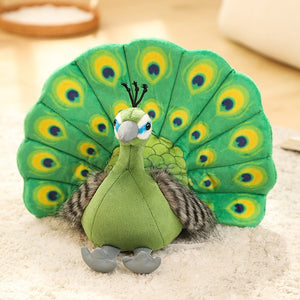 Lifelike Peacock Bird 30cm Plush Stuffed Doll