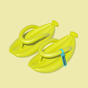 Cute Cartoon Banana Sandals Soft Flip Flops Non-slip Shoes