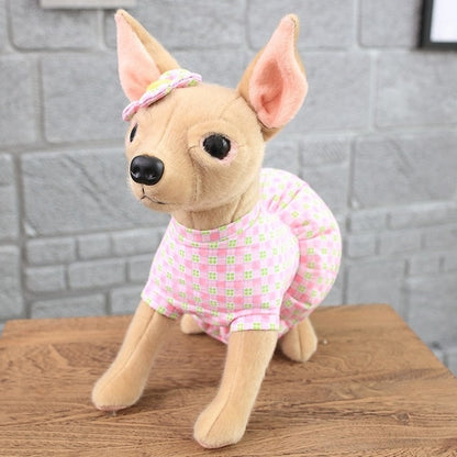 Simulation Puppy Dog Plush Stuffed Toy Gift for Dog Lovers