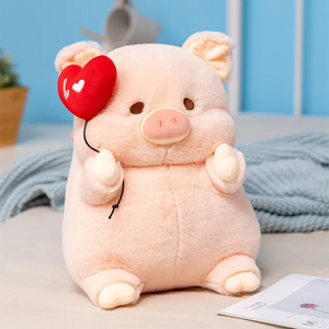 Lovely Pig with Little Heart Stuffed Plushie Doll Birthday Gift