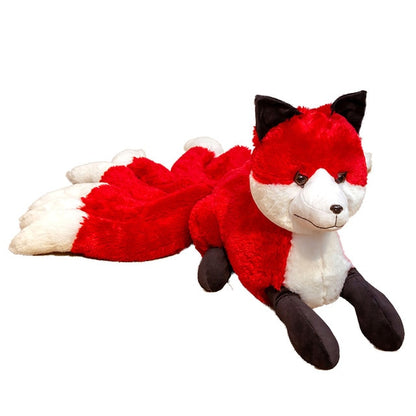 Super Cute Kyuubi Kitsune Nine Tails Fox Soft Plush Stuffed Toy Doll