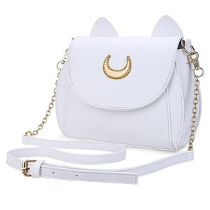 Luna Cat Ears Sailor Moon Leather Handbag Shoulder Bag
