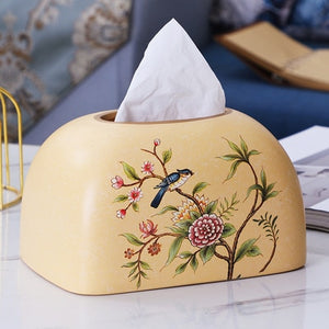 Beautiful Elegant Luxury Ceramics Tissue Box Holder