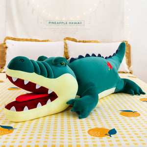 Funny Cute Fatty Crocodile Plush Stuffed Pillow Cushion Toy Doll