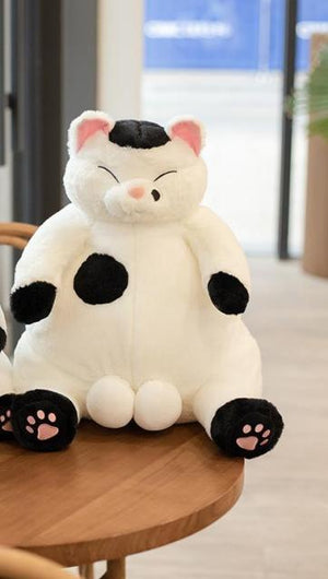 Cute Fatty Japanese Cat Stuffed Plush Pillow Doll Toy