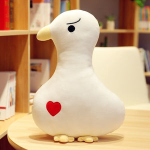 White Lovely Duck Swan Soft Plush Stuffed Pillow Doll Cushion Home Decoration