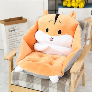 Cartoon Chair Cushion Lumbar Back Support Seat Pad Pillow