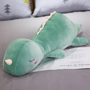 Sleeping Long Dinosaur Crocodile Elephant Pillow Bolster Plushie Doll