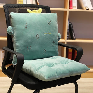Memory Foam Lumbar Cushion Back Waist Support Travel Car Seat Home Office Pillows