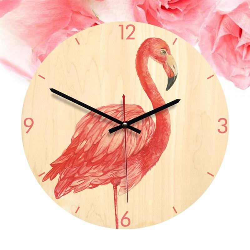 Wall Clocks - Flamingo Wooden Modern Wall Clocks