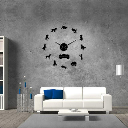 I Love My Dalmatian Dog Large Frameless DIY Wall Clock