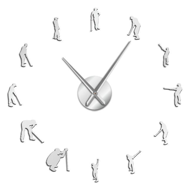 Wall Clocks - Pro Golfers Golfing Large Frameless DIY Wall Clock Golf Lover Gift