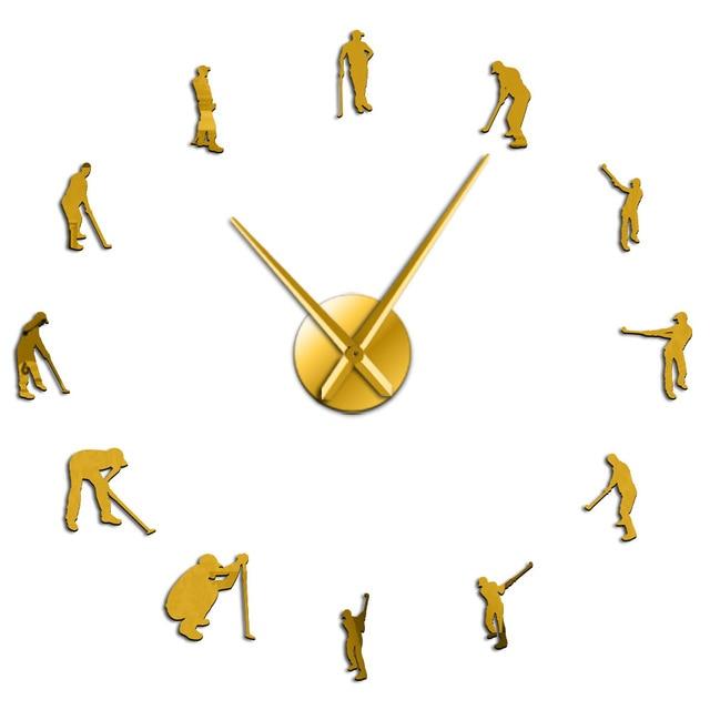 Wall Clocks - Pro Golfers Golfing Large Frameless DIY Wall Clock Golf Lover Gift